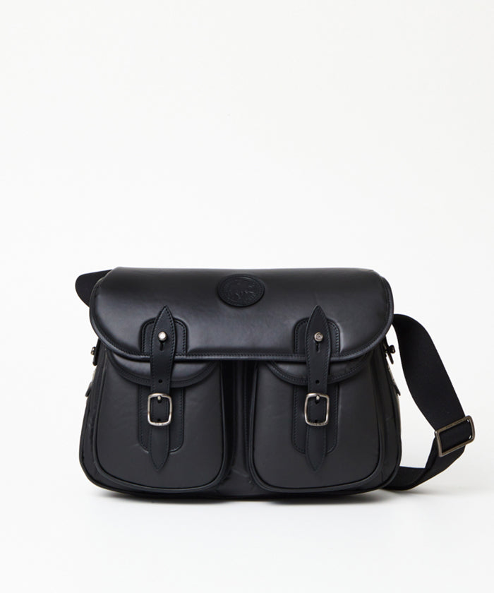 【美品】ハンティングワールド　キャリーオール　メッセンジャーバッグ　レザー　黒 Hunting World ハンティングワールド HUNTING WORLD バッグ