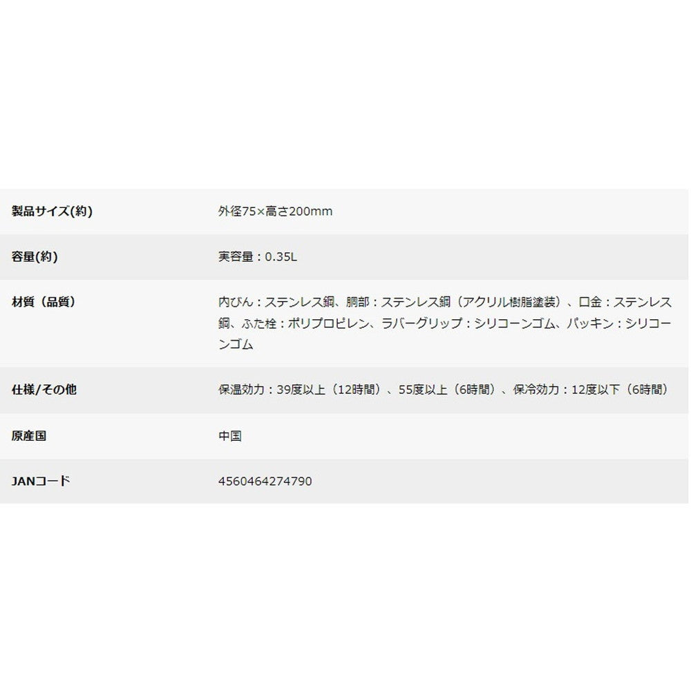 キャプテンスタッグ HDカラビナボトル350(コヨーテタン)