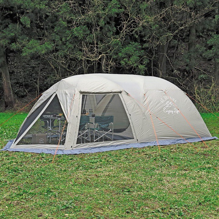 キャプテンスタッグモンテ スクリーンツールームドームテント(5~6人用)