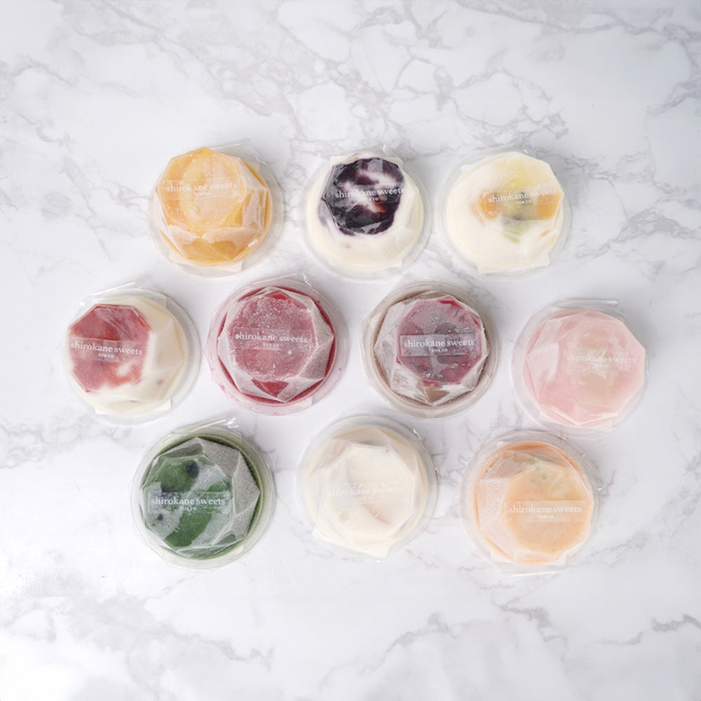 shirokane sweets TOKYOプレミアム手作りアイスクリーム ブルーベリーチーズ 3個入り