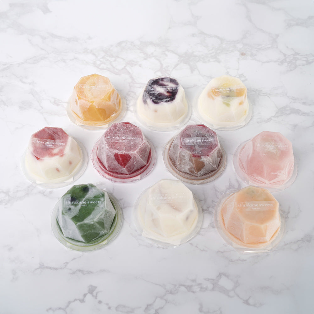 shirokane sweets TOKYOプレミアム手作りアイスクリーム ブルーベリーチーズ 3個入り