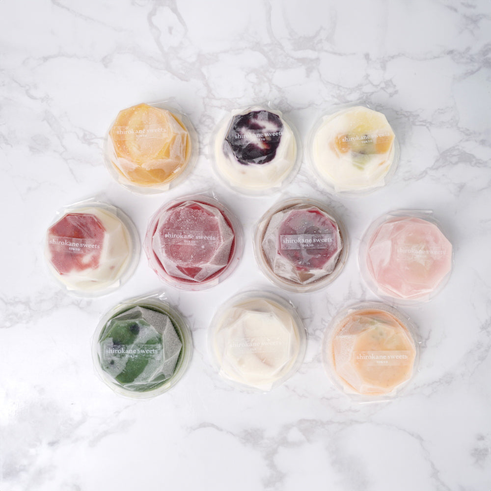 shirokane sweets TOKYOプレミアム手作りアイスクリーム ダブルベリー 3個入り