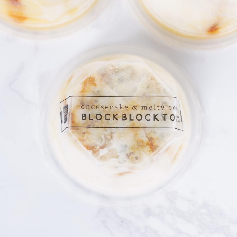 BLOCK BLOCK TOKYOBLOCK BLOCK TOKYO バスク手作りアイスクリーム(ブルー)3個入