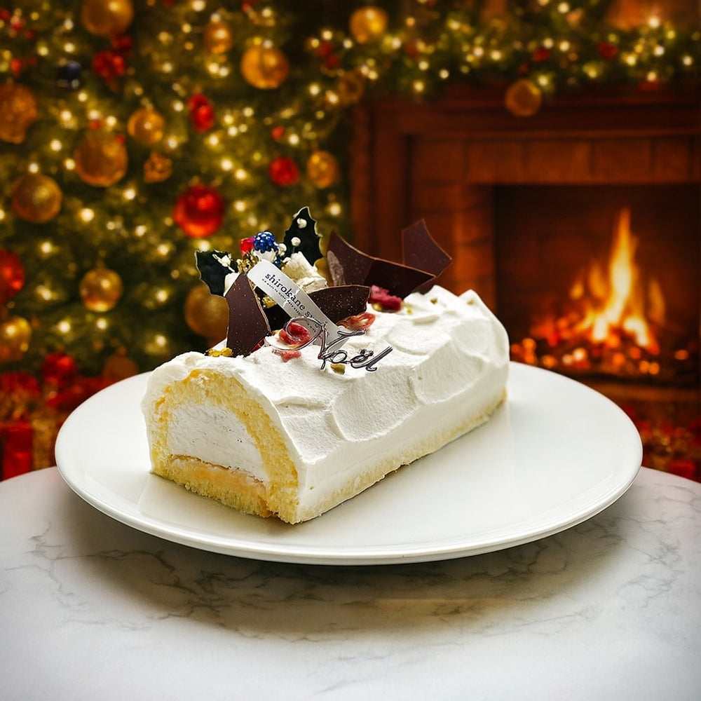 白金スイーツ 白金ブッシュドノエル(プレーン)