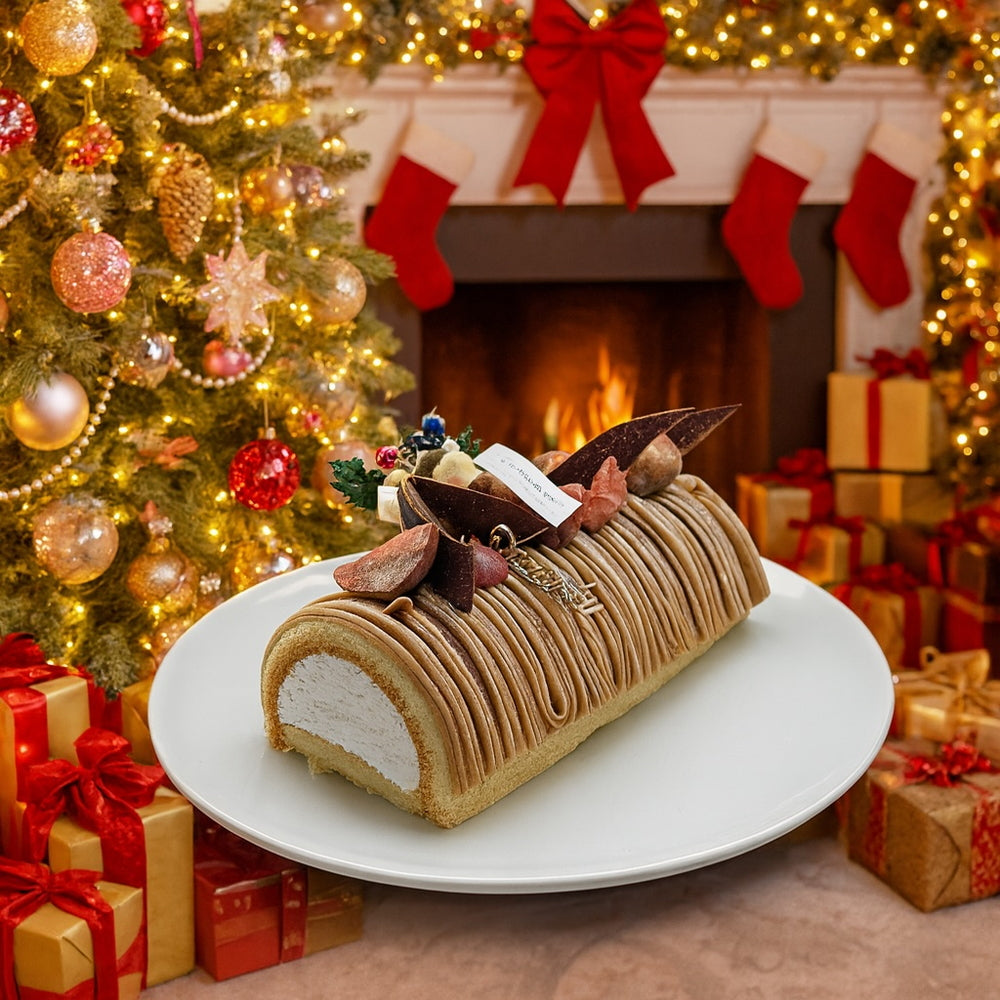 白金スイーツ 白金ブッシュドノエル(皇室健常栗 山江栗)