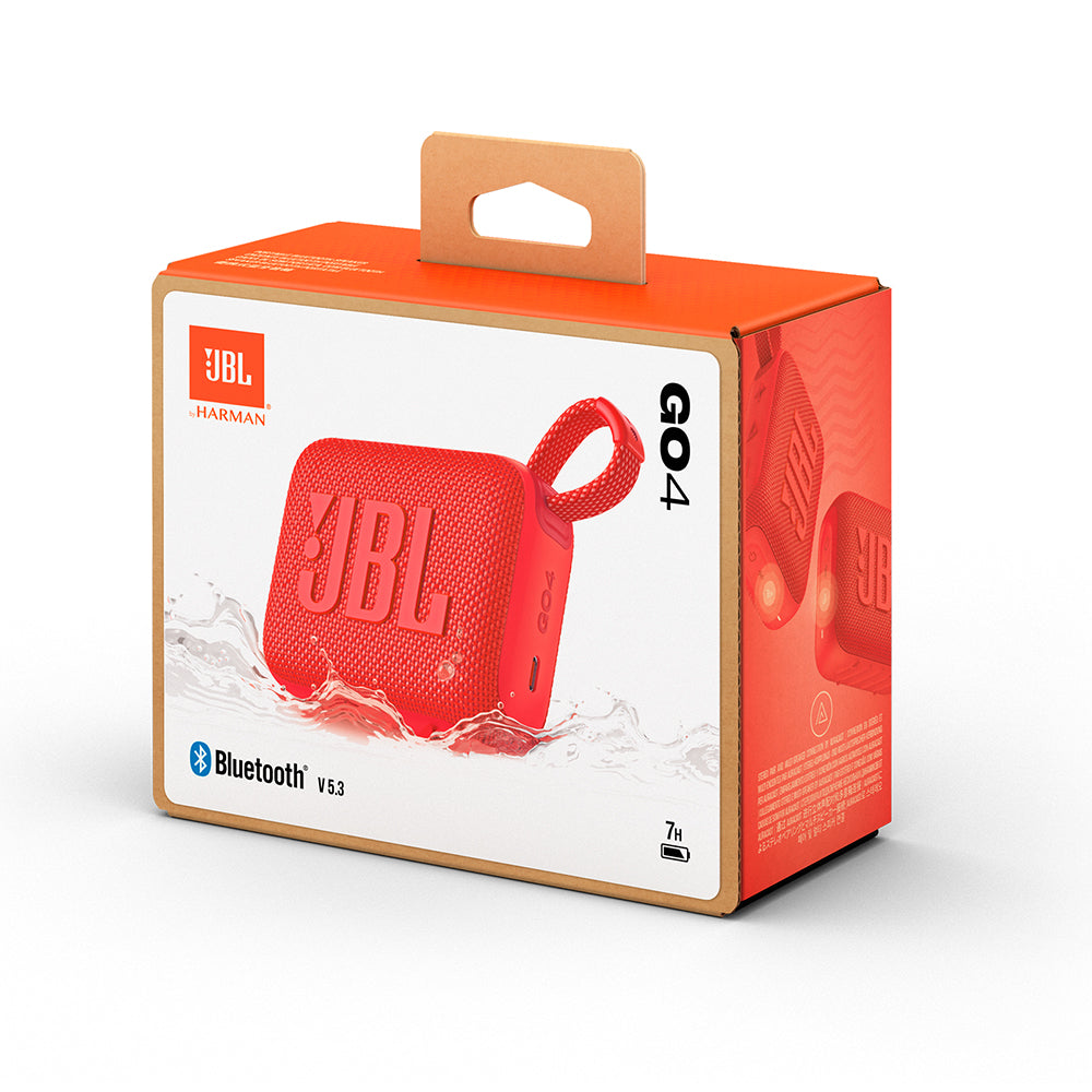JBL ウルトラポータブルBluetoothスピーカーGo 4 RED