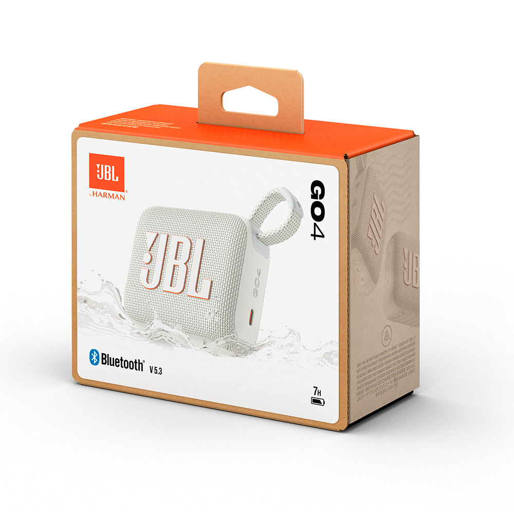 JBL ウルトラポータブルBluetoothスピーカーGo 4 WHITE