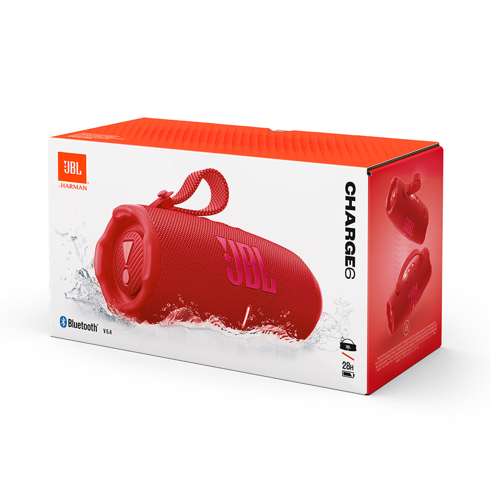 JBL 防水ポータブルスピーカーCHARGE 6 Red