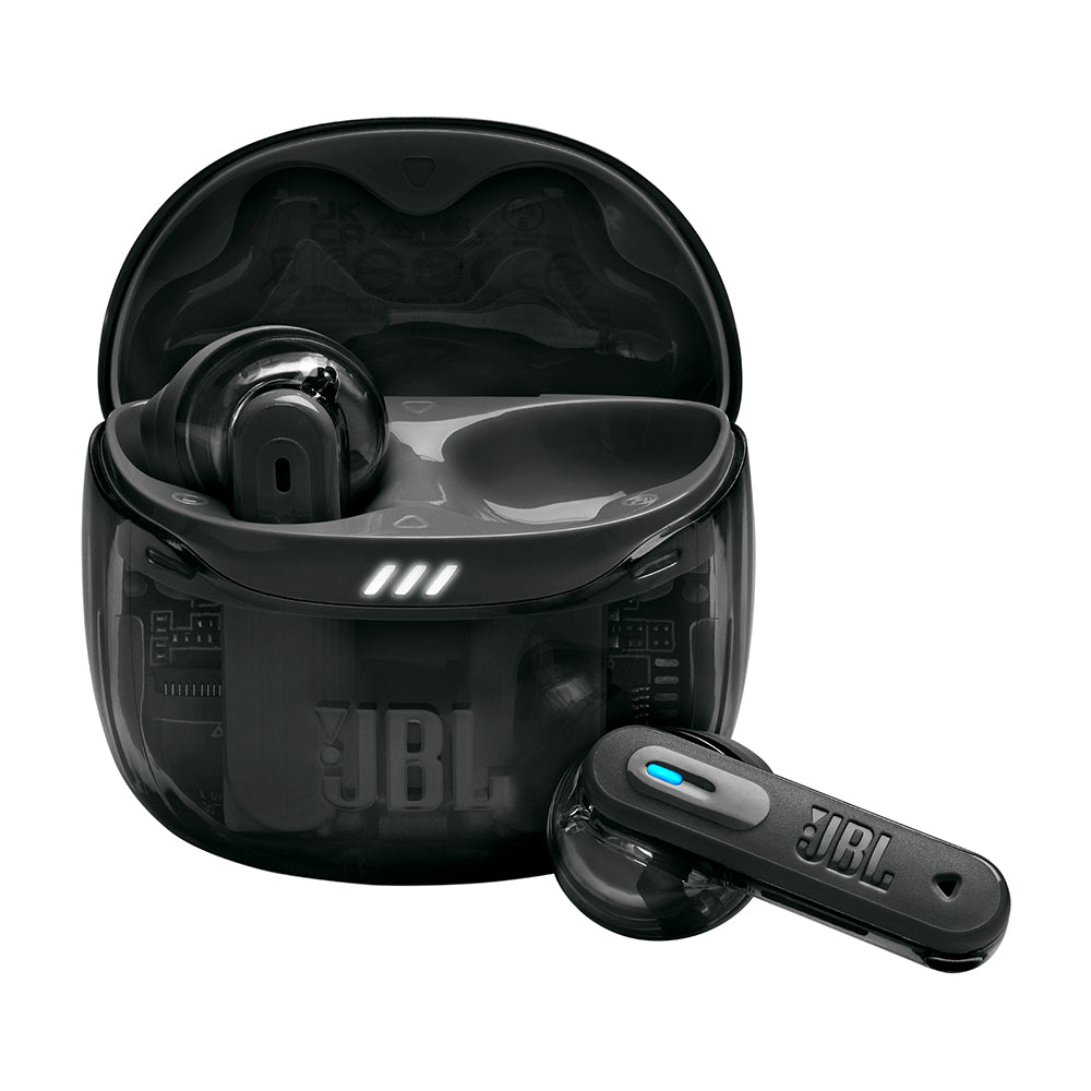 JBL 2ウェイハイブリッドノイズキャンセリング完全ワイヤレスイヤホン Tune Flex 2 Ghost Edition ブラック
