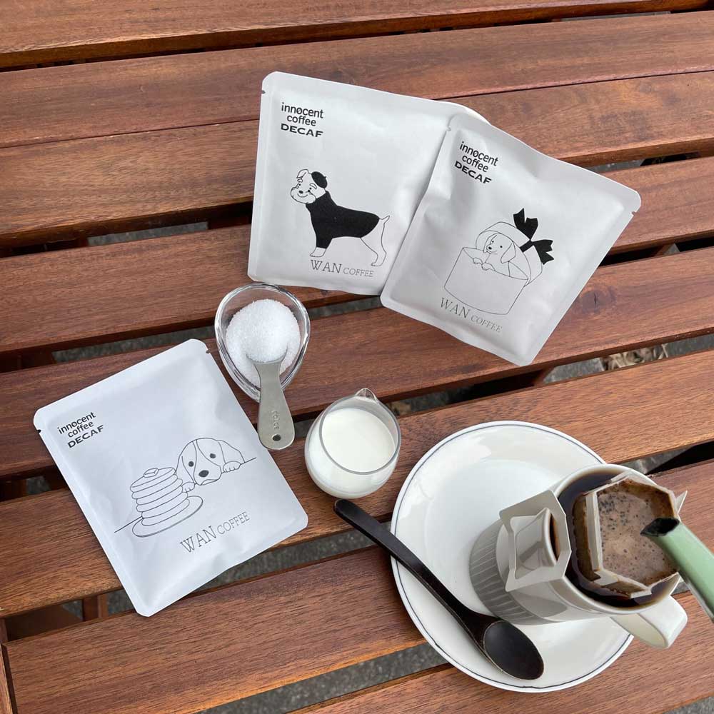 デカフェコーヒー専門 イノセントコーヒー WAN coffeeドリップバッグセット 5pc