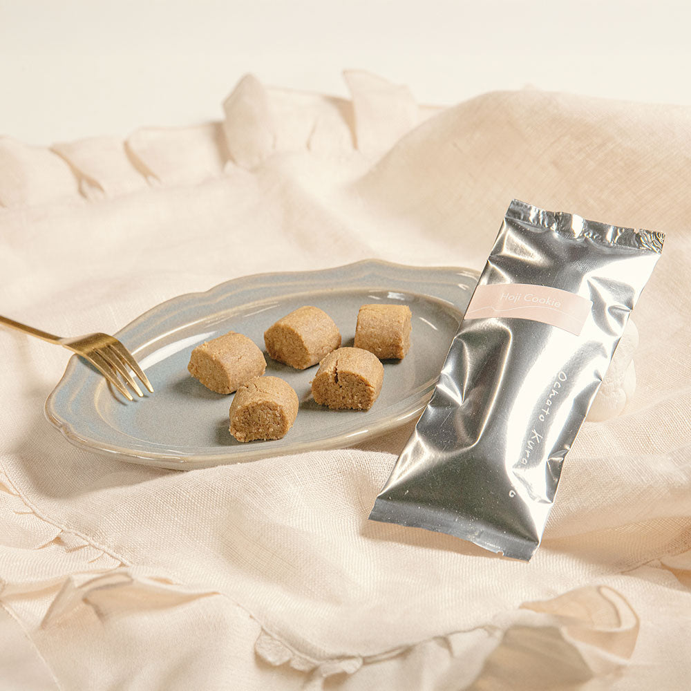 お茶と、暮らしと クッキー 2種食べ比べ(お茶っぱ・ほうじ茶)8袋