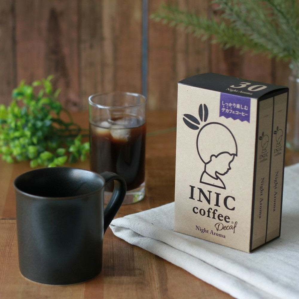 INIC coffee ドリップドコーヒーパウダー ナイトアロマ(デカフェ)30P