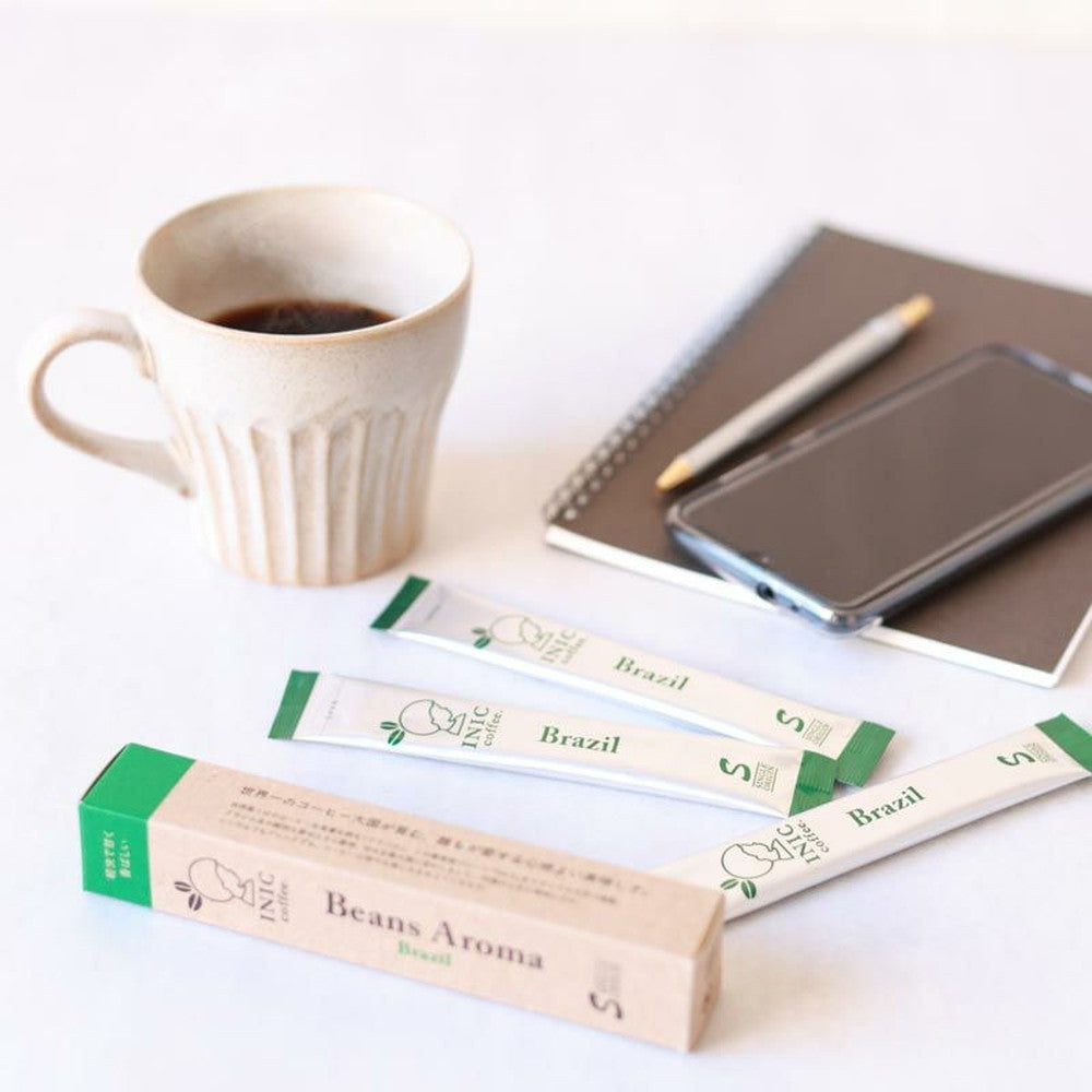 INIC coffee ドリップドコーヒーパウダー ビーンズアロマ ブラジル 30P