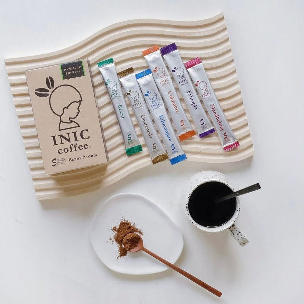 INIC coffee ドリップドコーヒーパウダー ビーンズアロマ アソート 30P