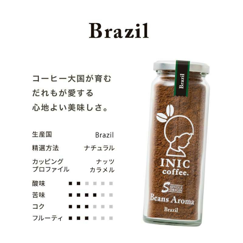 INIC coffee ドリップドコーヒーパウダー ビーンズアロマ スペシャルボックス 002 (55gx3本)