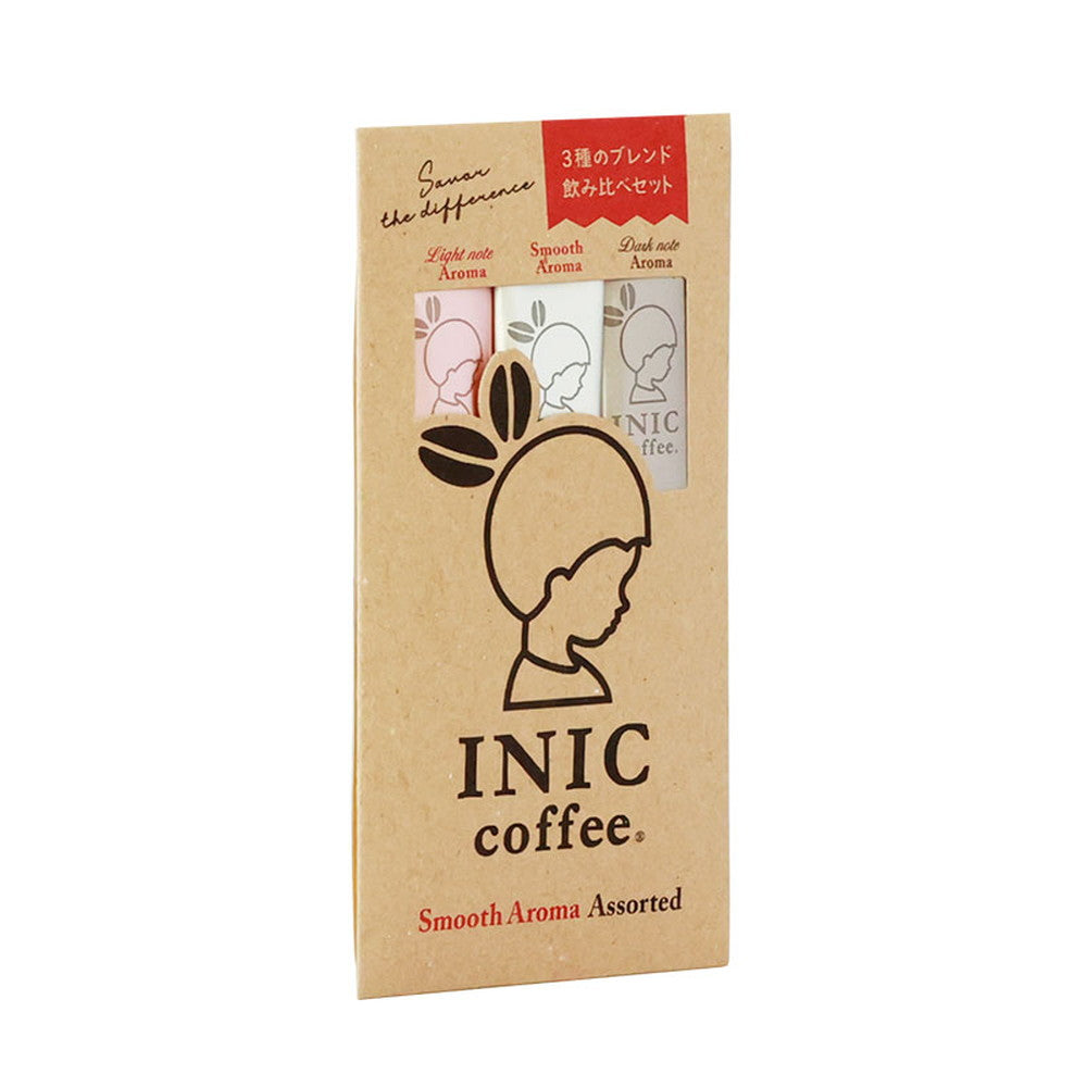 INIC coffee スムースアロマライトノートアロマダークノートアロマ 3Pアソート