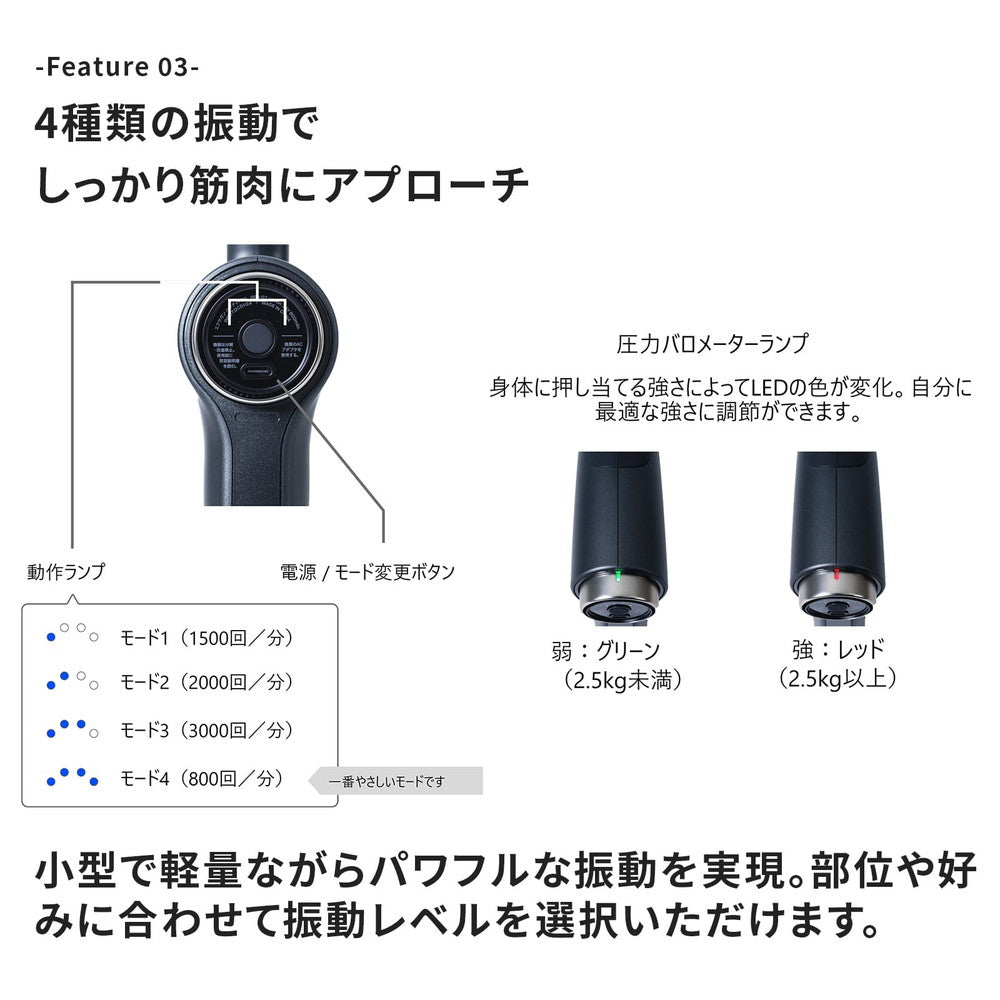 ドクターエア エクサガンハンディPRO(ブラック)