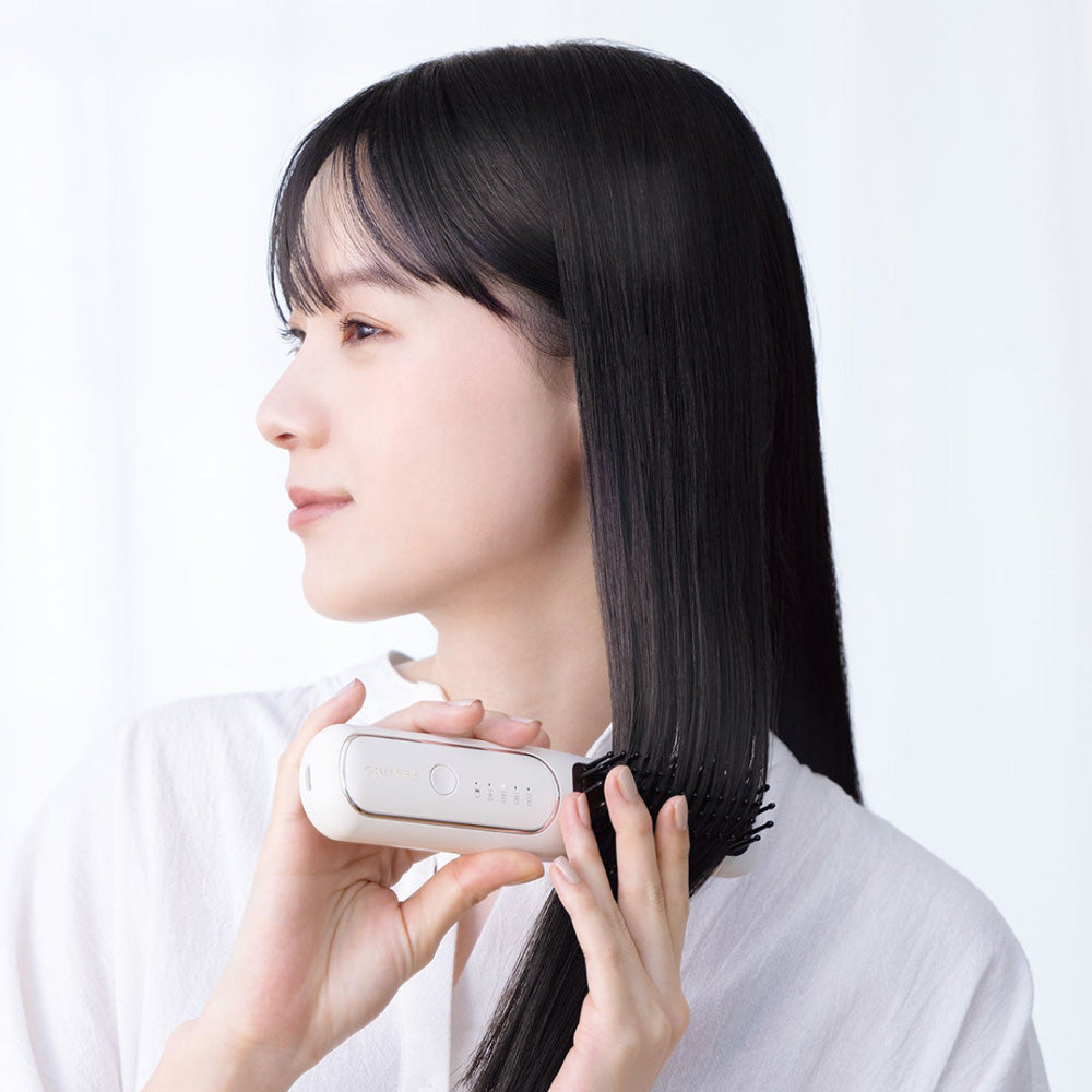 FESTINO(フェスティノ)充電式スタイリング ヒーターブラシ サンドベージュ