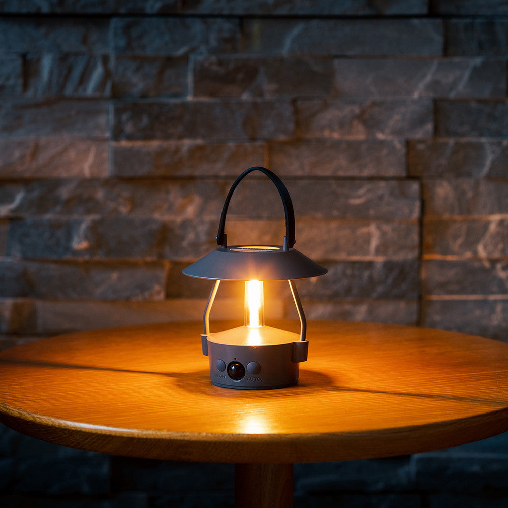 「MoriMori」 LEDランタン MINIMO グレー