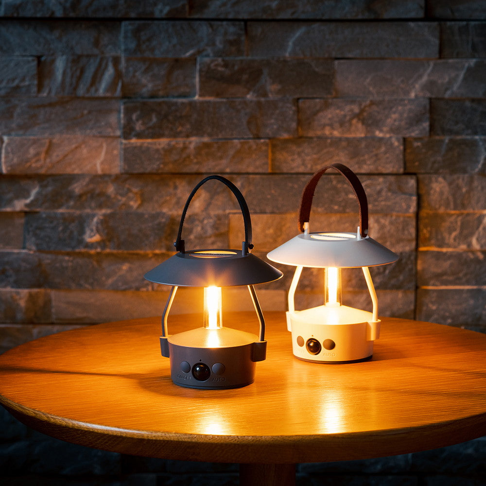 「MoriMori」 LEDランタン MINIMO グレー