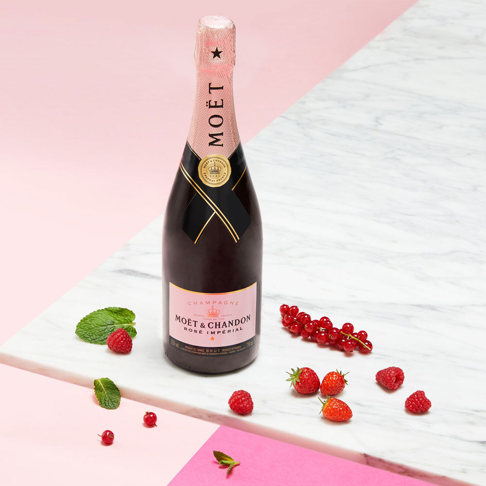 シャンパン Moet&Chandon(モエ・エ・シャンドン)ロゼ アンぺリアル 750ml箱付き 3本