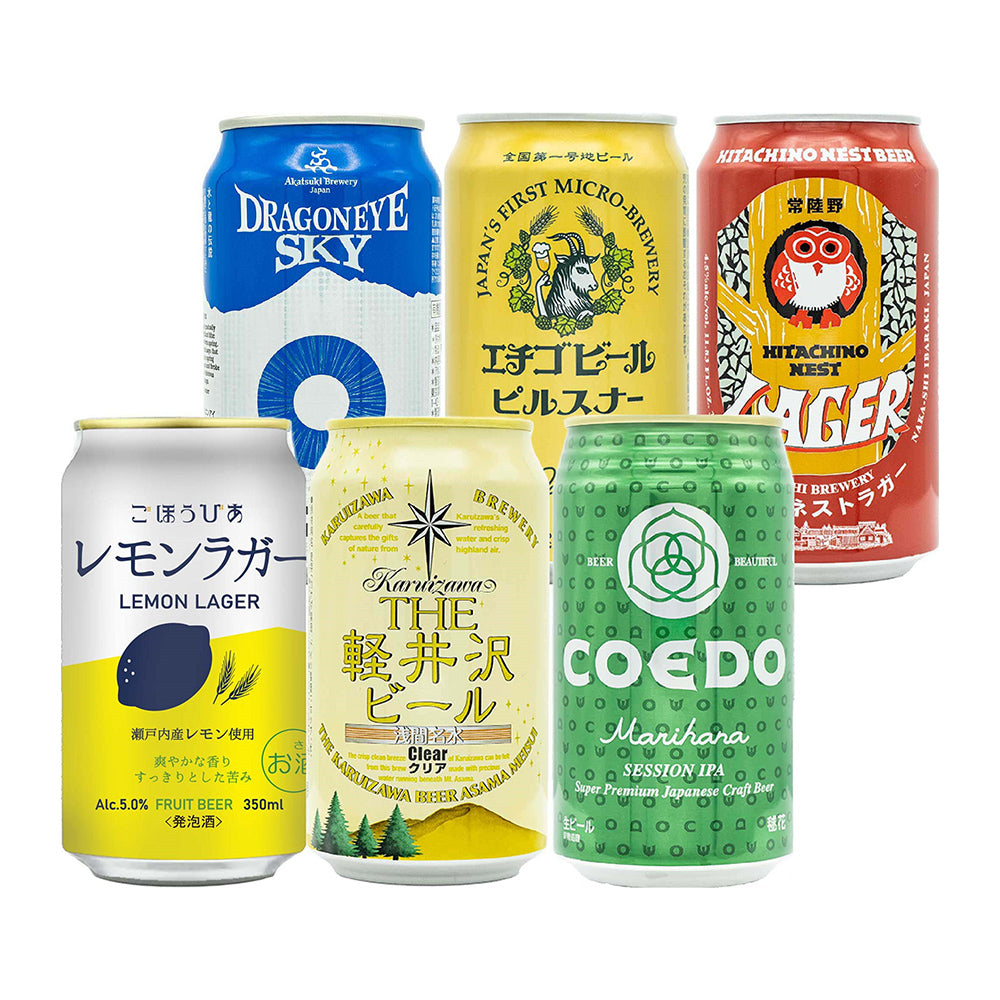 国産クラフトビール 6産地 飲み比べ 6本