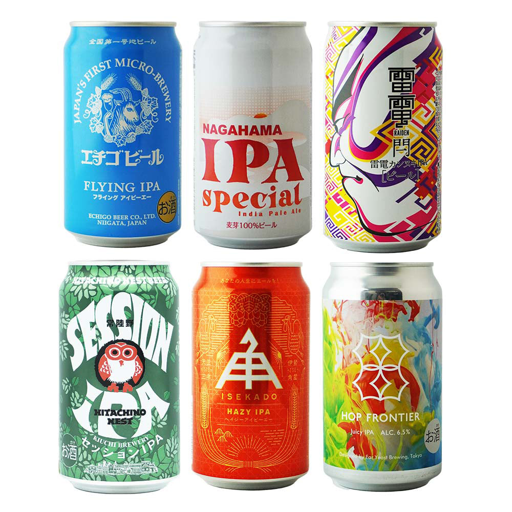 国産クラフトビール IPA 6種飲み比べ 6本