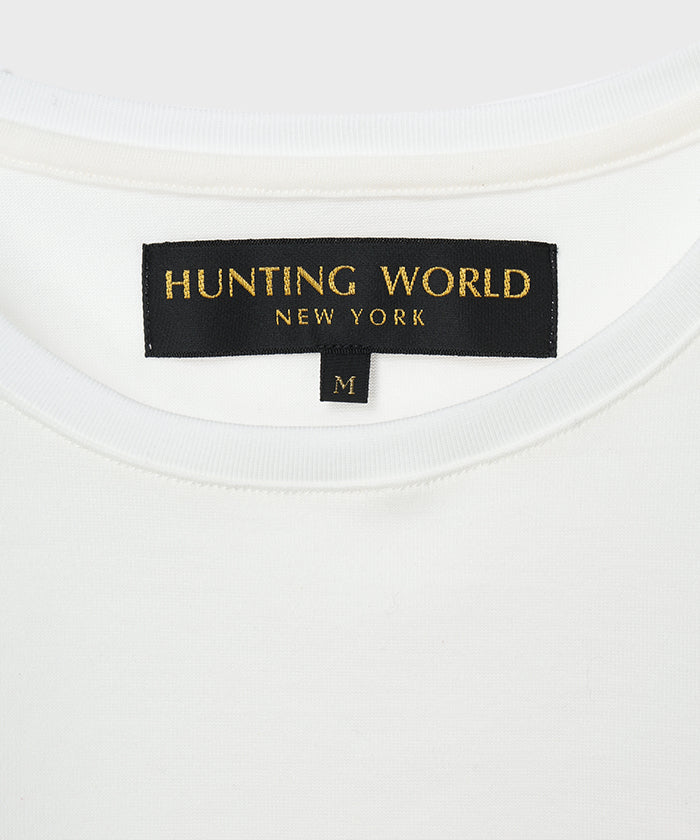 HUNTING WORLD [ストライプTシャツ 51TS52]オレンジ6203765225ウィメンズ