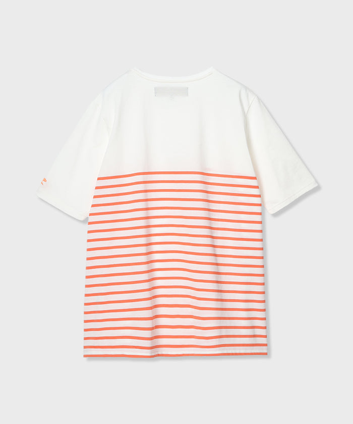 HUNTING WORLD [ストライプTシャツ 51TS52]オレンジ6203765225ウィメンズ