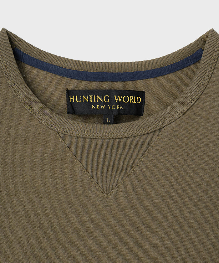 HUNTING WORLD [ガゼットTシャツ 51TS02]オリーブ6203660246メンズ