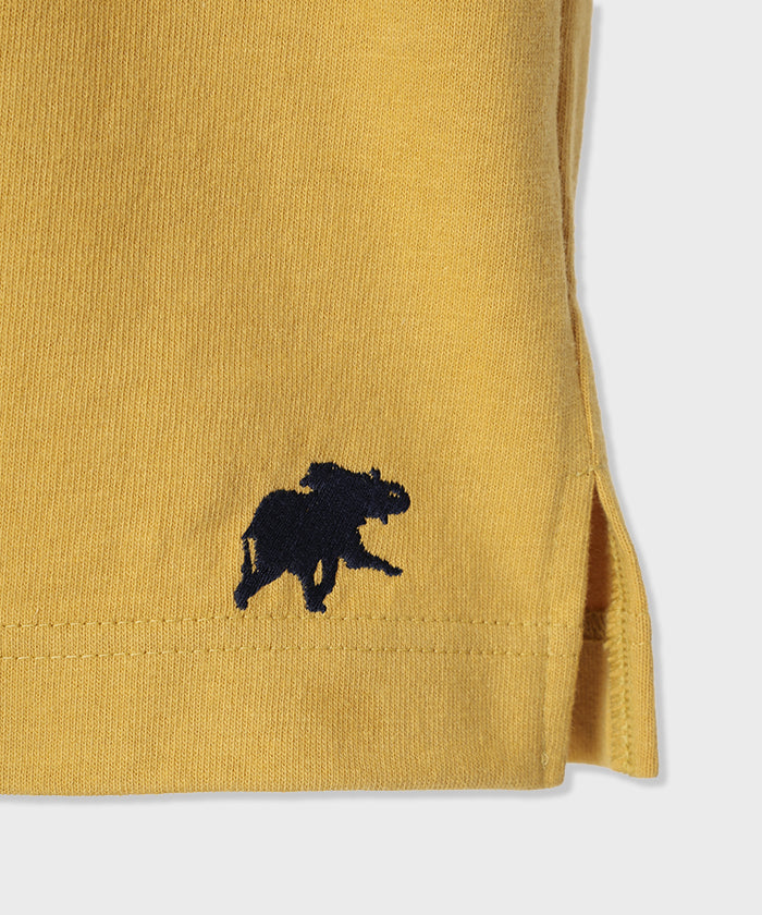 HUNTING WORLD [ヘンリーネックTシャツ 51TS03]イエロー 6203660344メンズ