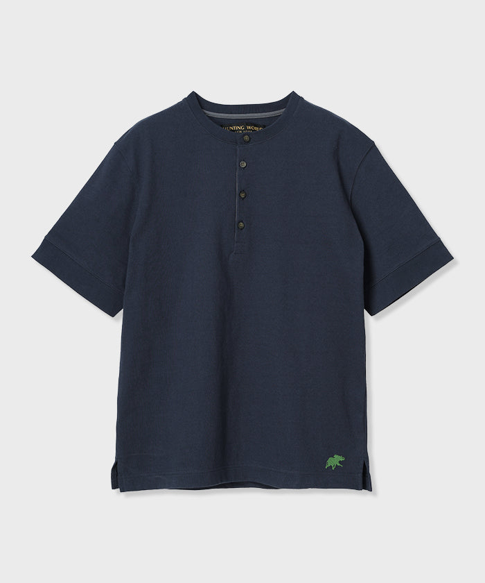 HUNTING WORLD [ヘンリーネックTシャツ 51TS03]ネイビー6203660378メンズ
