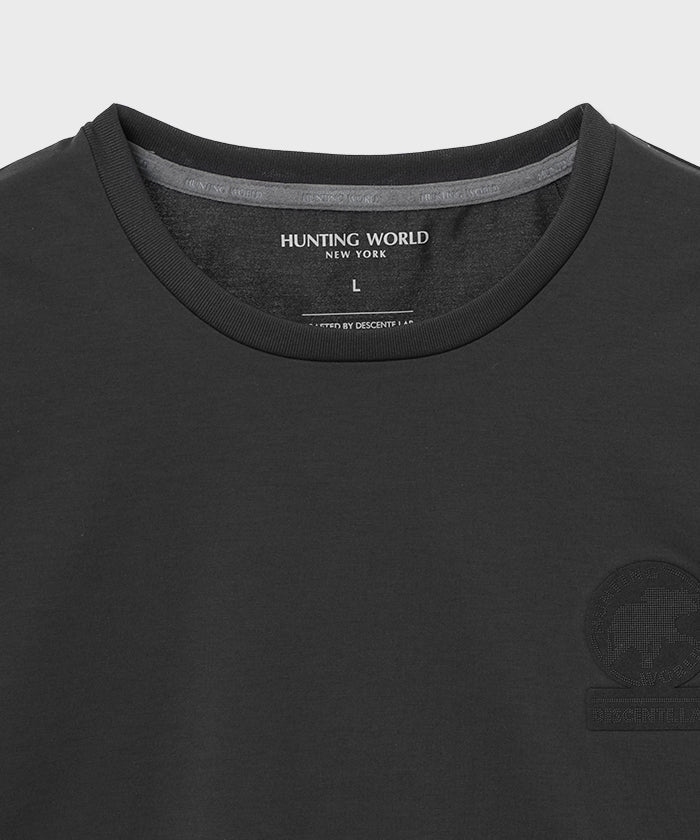 HUNTING WORLD CRAFTED BY DESCENTE.LAB[プライムフレックス・プレーティングジャージ半袖 SHS53M]ブラック6233600608メンズ