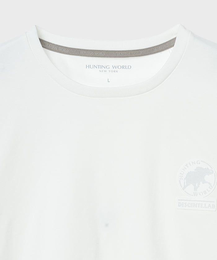 HUNTING WORLD CRAFTED BY DESCENTE.LAB[プライムフレックス・プレーティングジャージ半袖 SHS53M]ホワイト6233600600メンズ