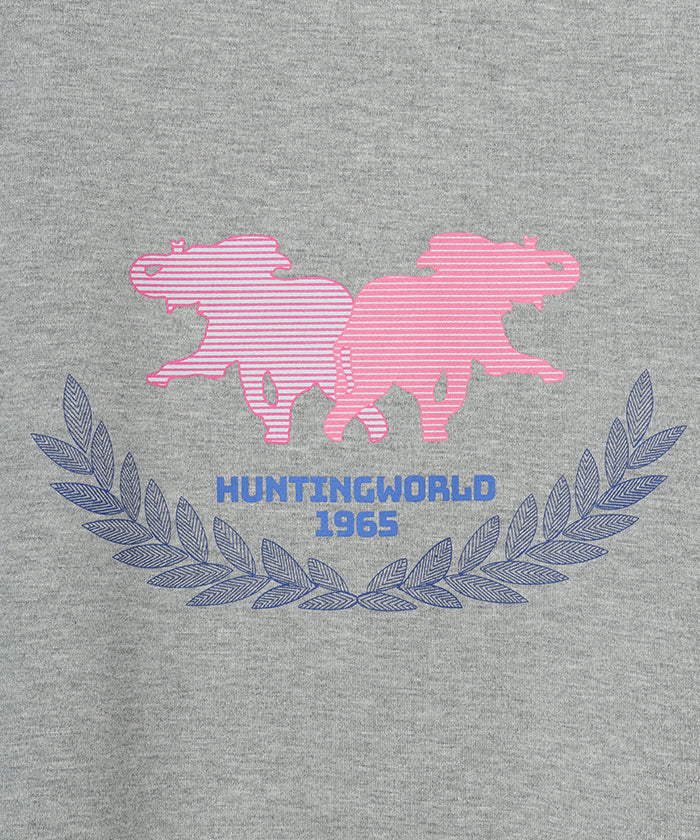HUNTING WORLD [プリントTシャツ 51TS54]グレー6203765405ウィメンズ
