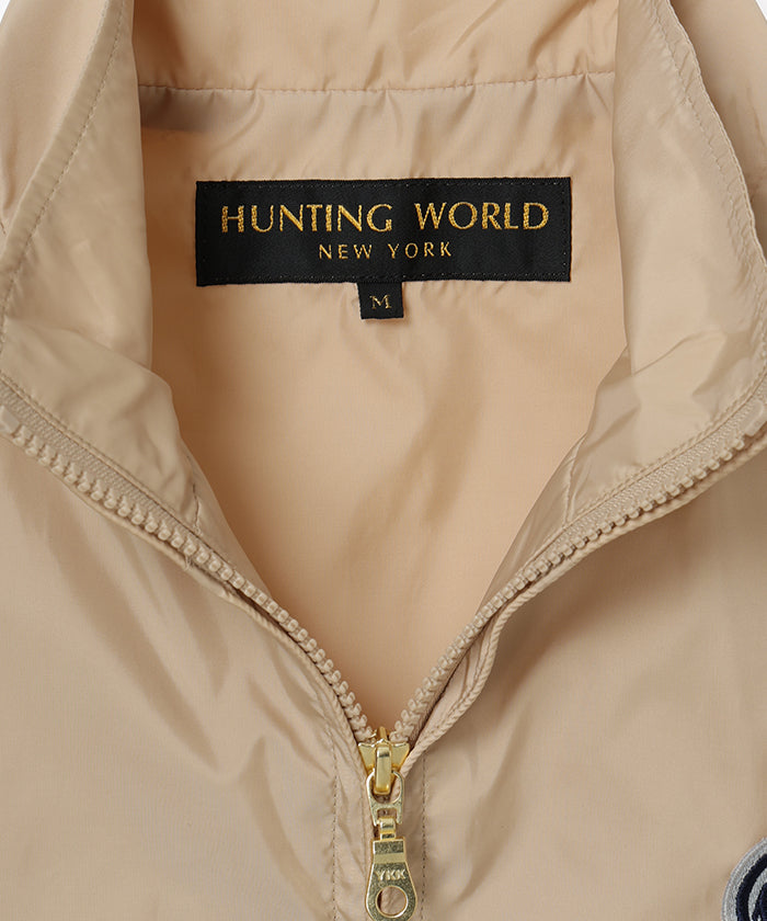 HUNTING WORLD [フルジップベスト 51JK55]ベージュ6203705532ウィメンズ