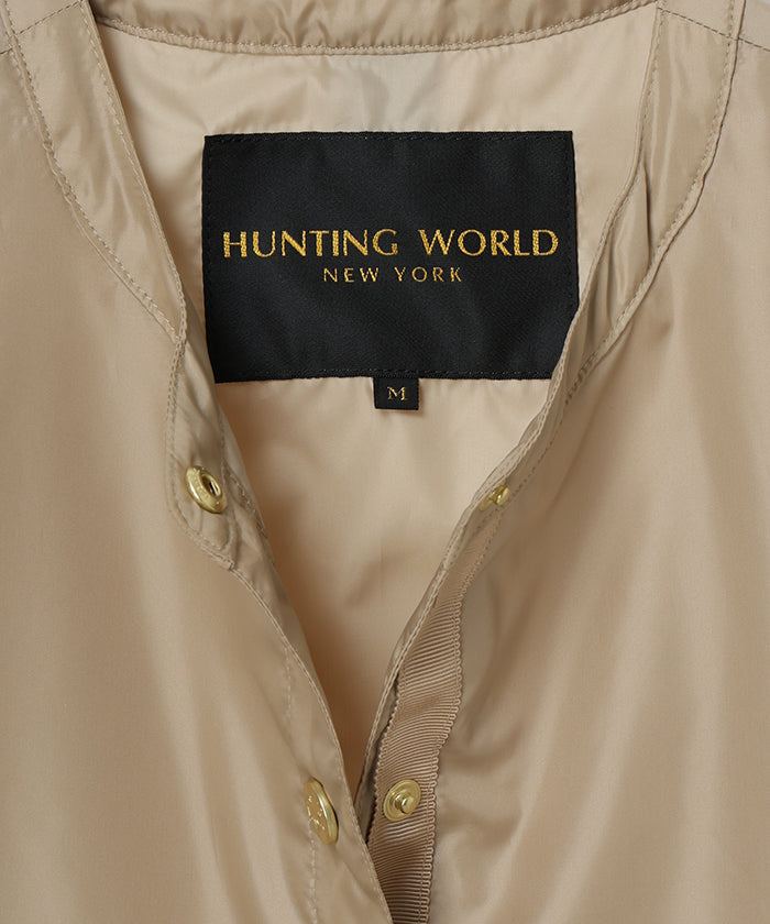 HUNTING WORLD [ドットカーディガン 51JK54]ベージュ6203705432ウィメンズ