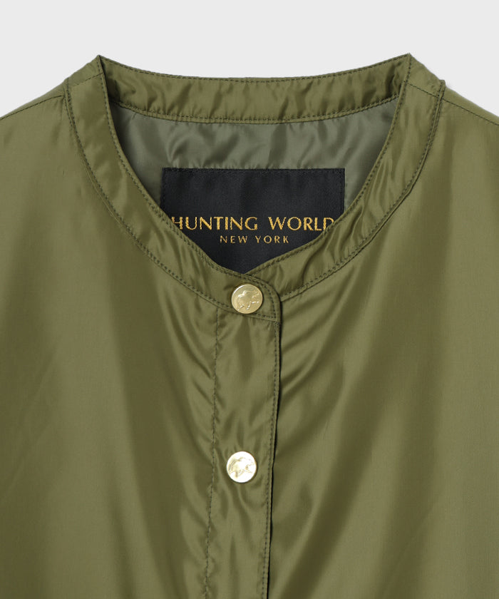 HUNTING WORLD [ドットカーディガン 51JK54]オリーブ6203705446ウィメンズ