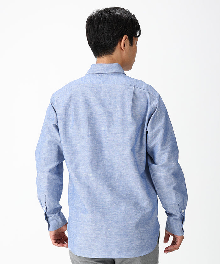 HUNTING WORLD [ボタンダウンシャツ 51ST01]ブルー6203620175メンズ