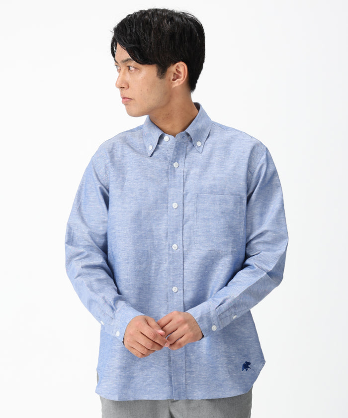 HUNTING WORLD [ボタンダウンシャツ 51ST01]ブルー6203620175メンズ