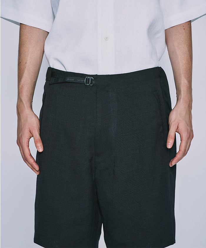 HUNTING WORLD CRAFTED BY DESCENTE.LAB[アジャスターバックルショートパンツ SHP03M]ブラック6233600808メンズ
