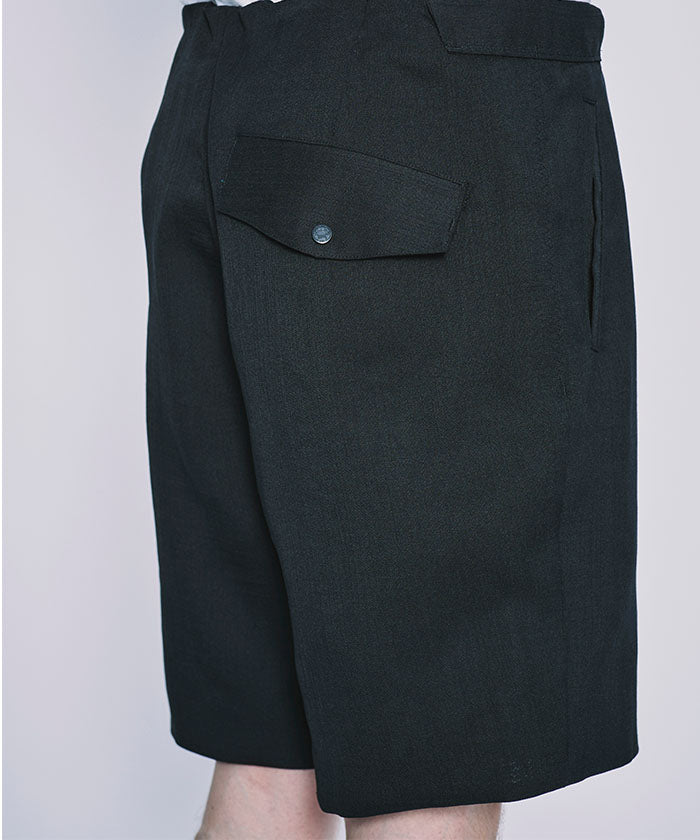 HUNTING WORLD CRAFTED BY DESCENTE.LAB[アジャスターバックルショートパンツ SHP03M]ブラック6233600808メンズ