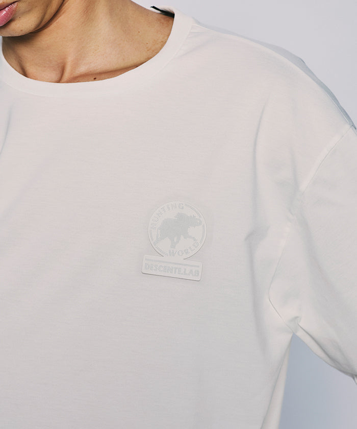 HUNTING WORLD CRAFTED BY DESCENTE.LAB[プライムフレックス・プレーティングジャージ半袖 SHS53M]ホワイト6233600600メンズ