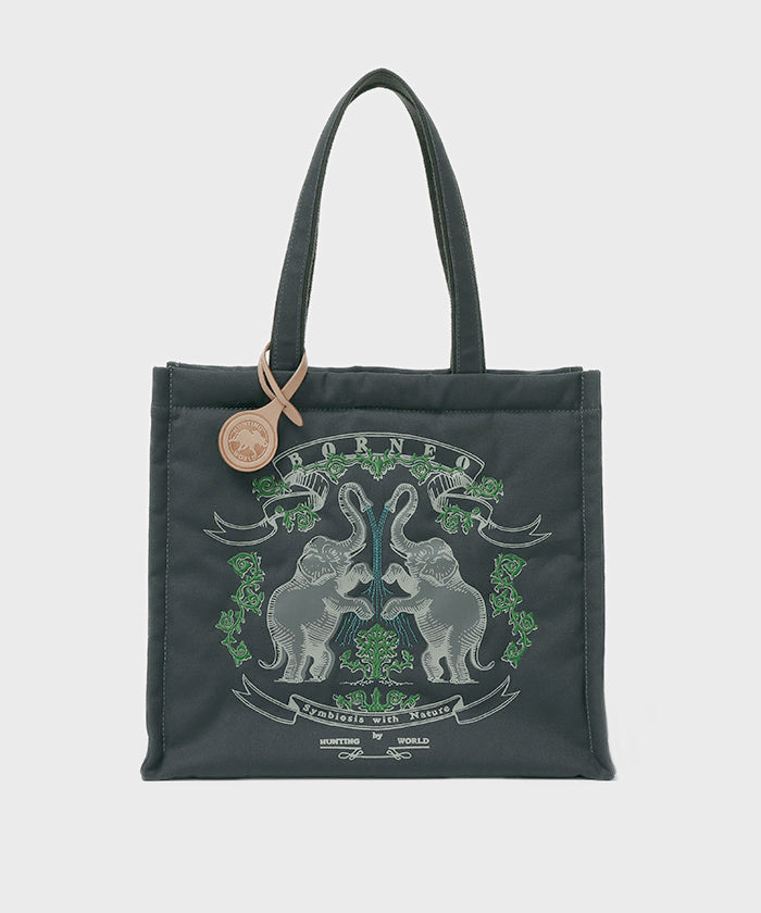 ボルネオチャリティー[トートバッグL 7843BNO]ネイビー6109433278 (ネイビー)