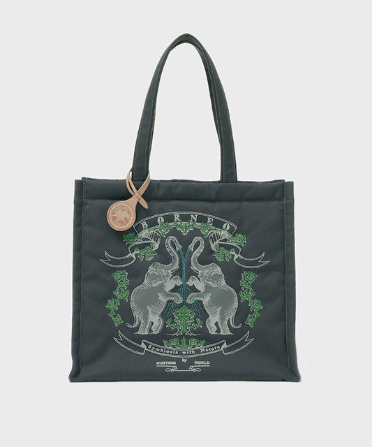 ボルネオチャリティー[トートバッグL 7843BNO]ネイビー6109433278 (ネイビー)