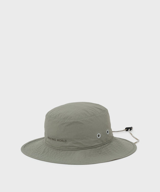 HUNTING WORLD CRAFTED BY DESCENTE.LAB[パッカブルサファリハット CP93M]グレー6509890205