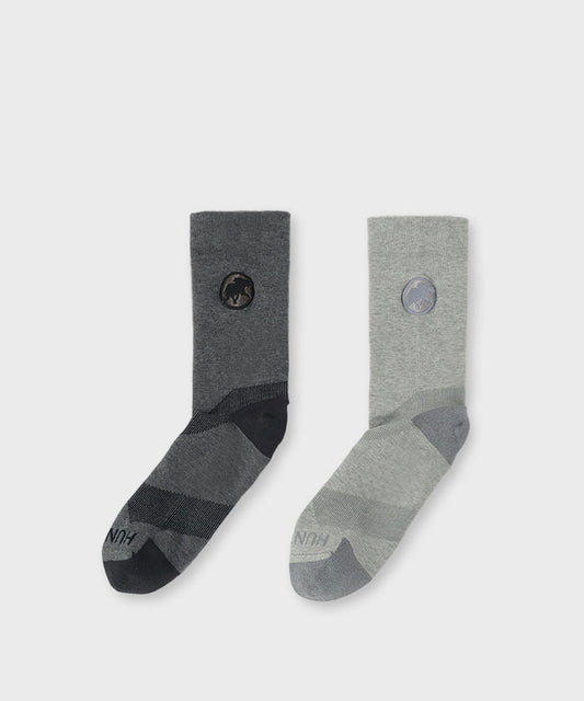 CRAFTED BY DESCENTE.LAB[ムーブソックス2-PACK SO80M]マルチ6509920390 (グレー)