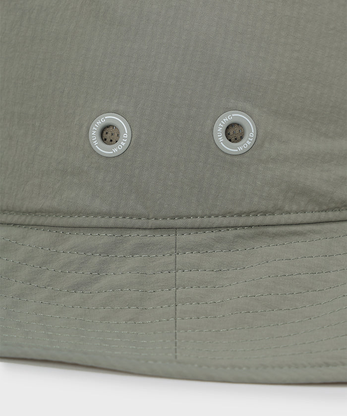 HUNTING WORLD CRAFTED BY DESCENTE.LAB[パッカブルサファリハット CP93M]グレー6509890205