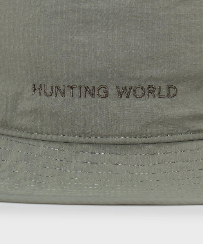 HUNTING WORLD CRAFTED BY DESCENTE.LAB[パッカブルサファリハット CP93M]グレー6509890205