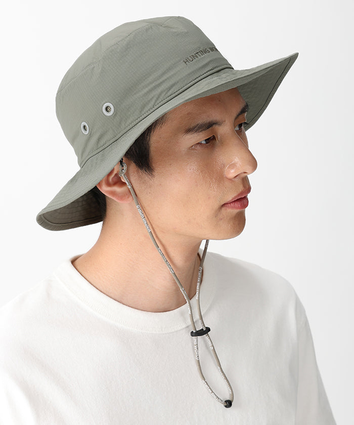 HUNTING WORLD CRAFTED BY DESCENTE.LAB[パッカブルサファリハット CP93M]グレー6509890205